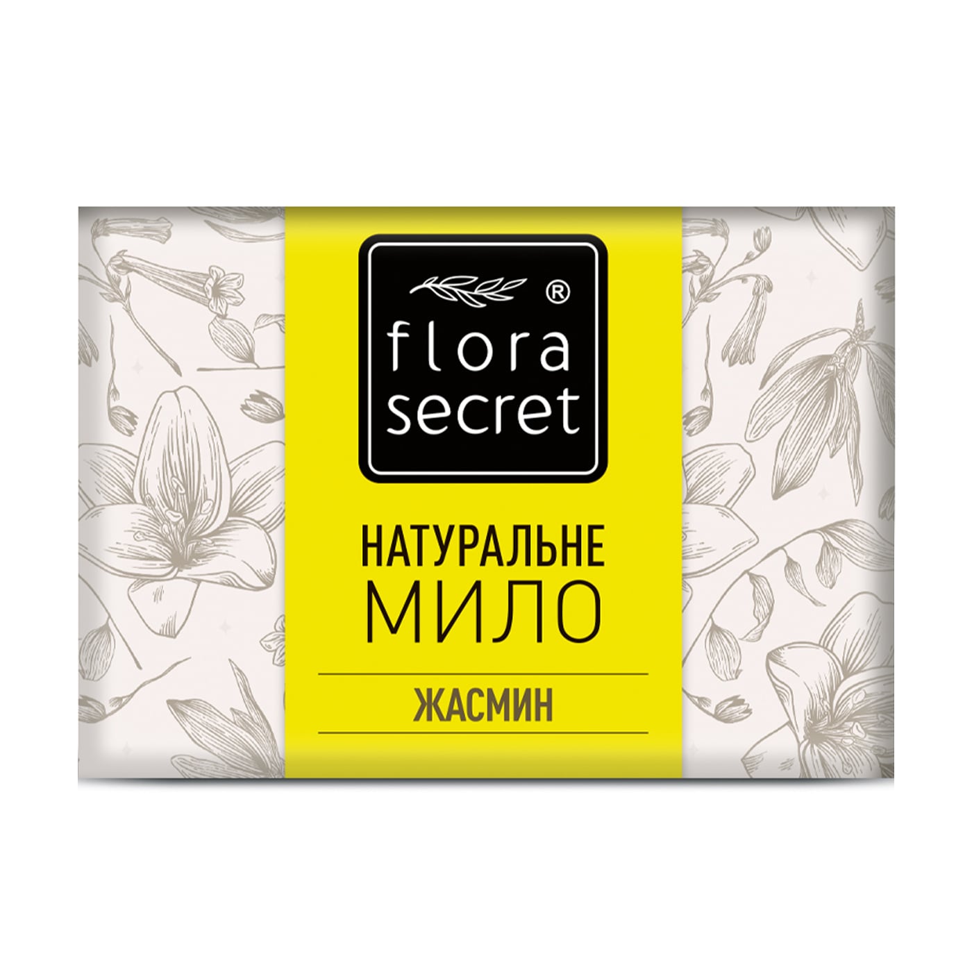 Натуральне мило Flora Secret Жасмин, 75 г